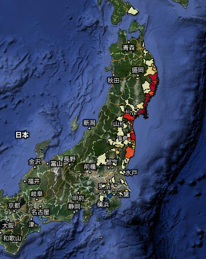 東日本大震災　被害
